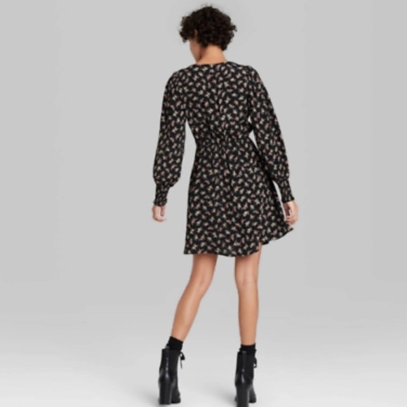 2/$15 Wild Fable - Floral Wrap Dress - Picture 4 of 10